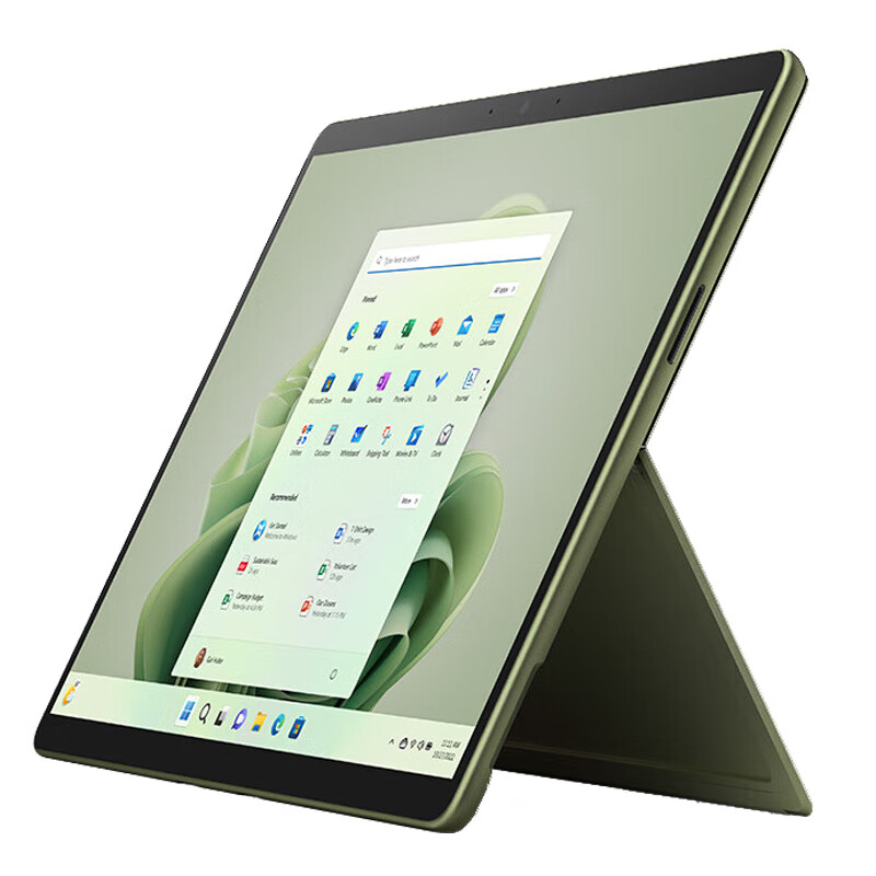 微軟Surface Pro 9 13英寸二合一平板電腦 超窄邊框觸控屏幕輕薄本筆記本電腦 12代酷睿i7 16G+512G 森野綠